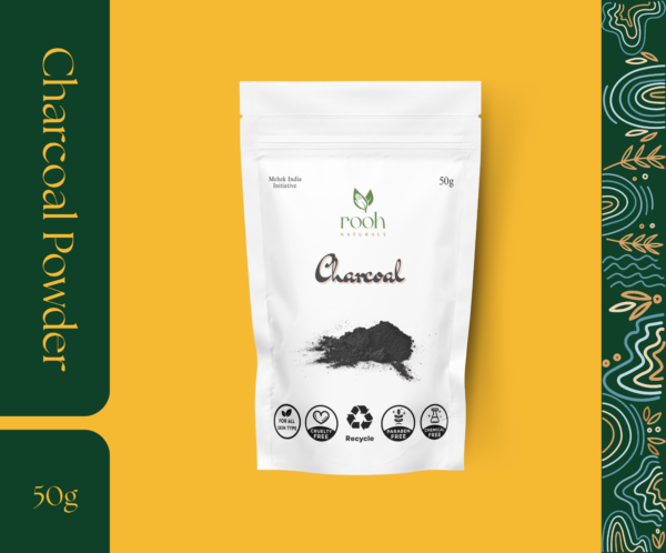 Rooh Natural Charcoal Powder